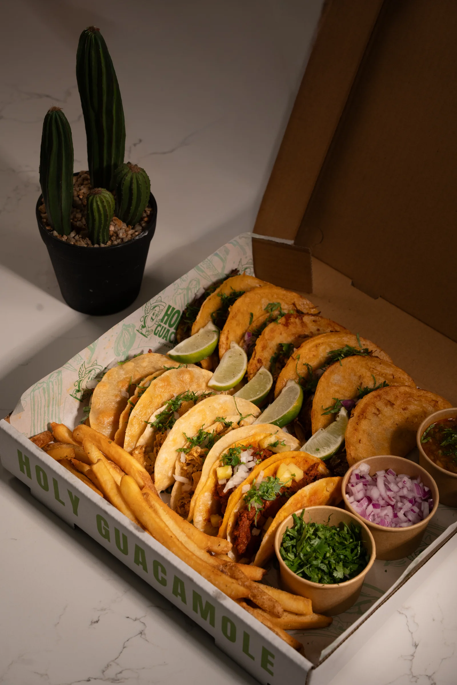 Food at Holy Guacamole