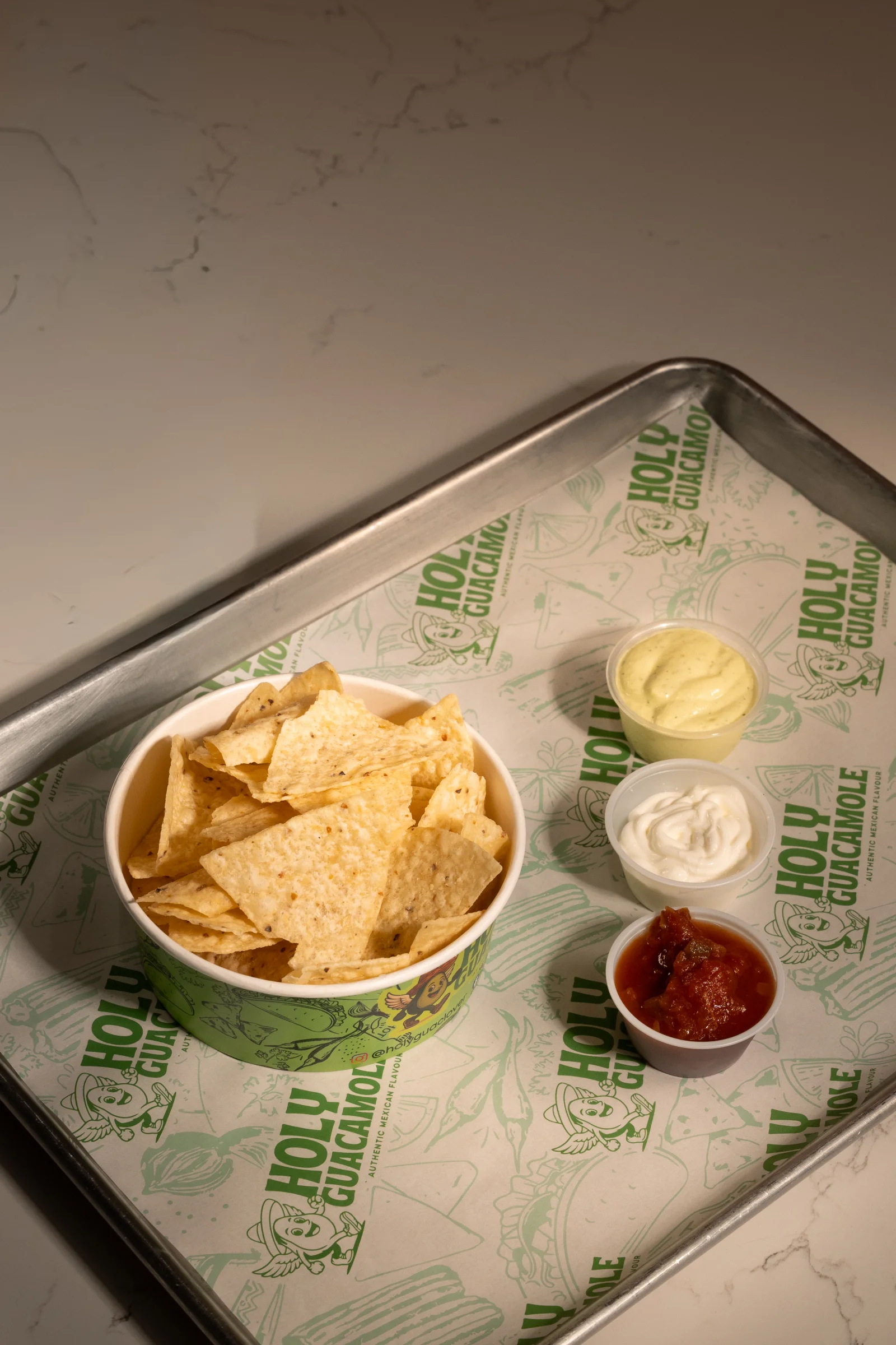 Food at Holy Guacamole